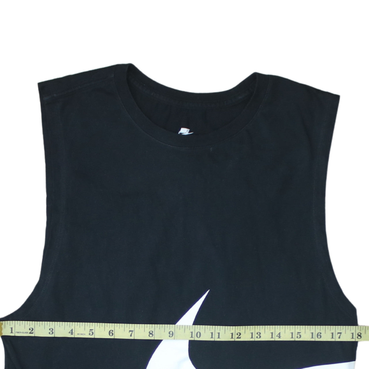 Nike Men's Black Sleeveless Athletic Fit Graphic Tee Small