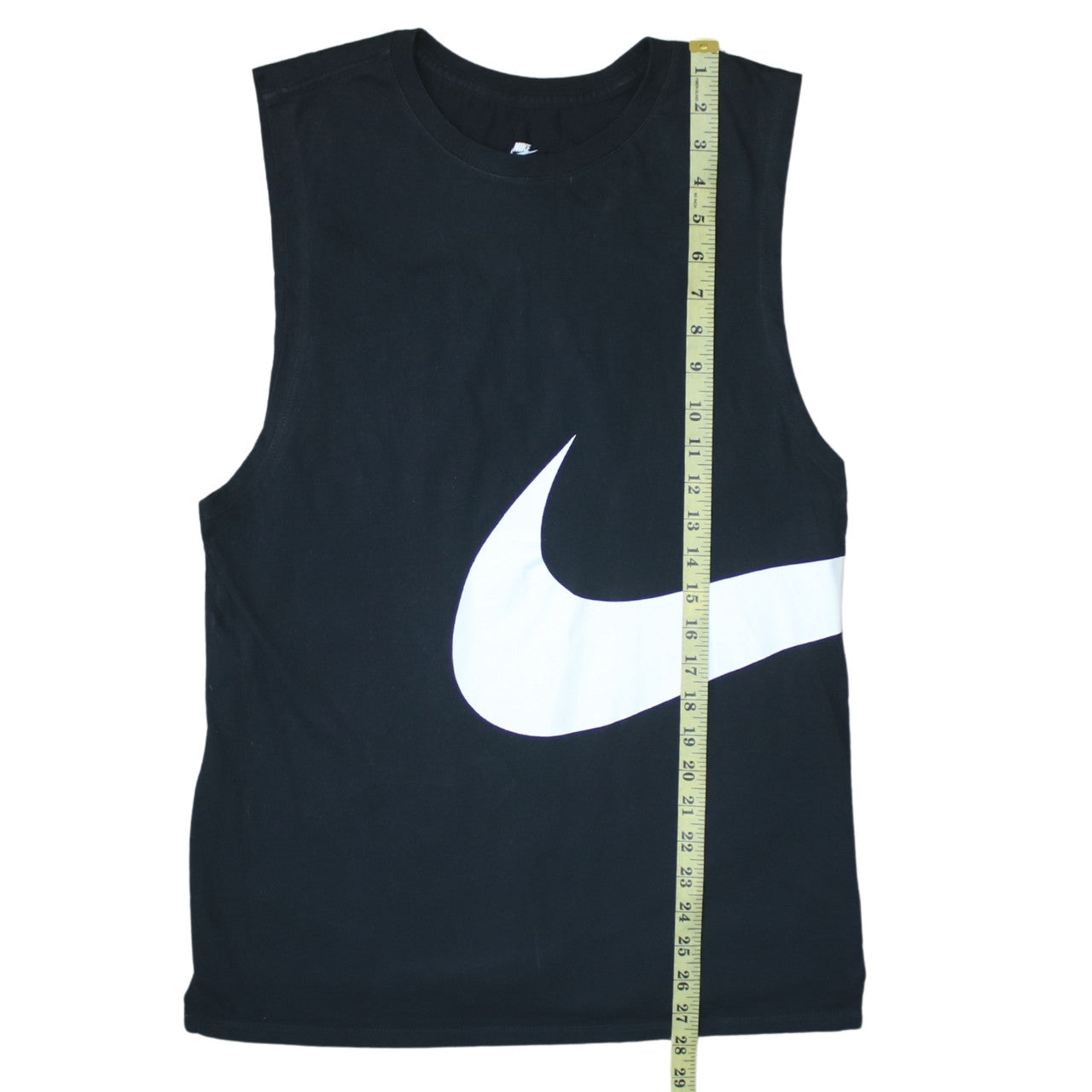 Nike Men's Black Sleeveless Athletic Fit Graphic Tee Small