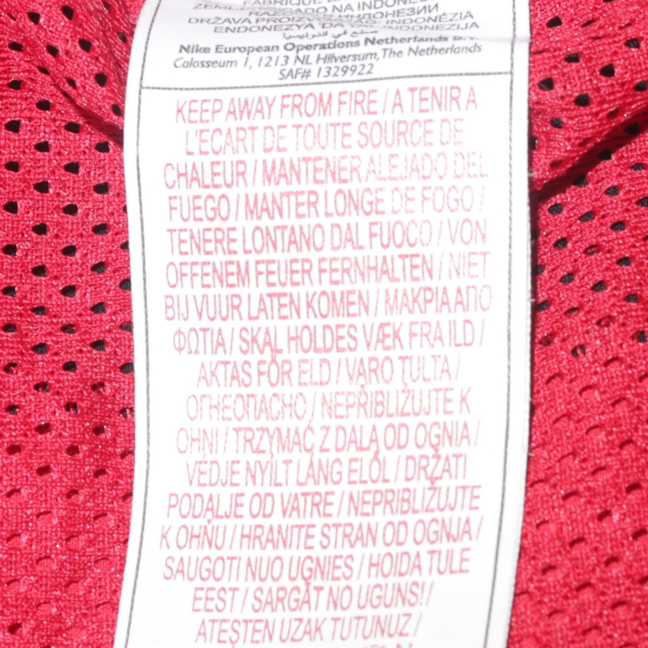 Nike Men's Red Football Club Full Zip Jacket XL
