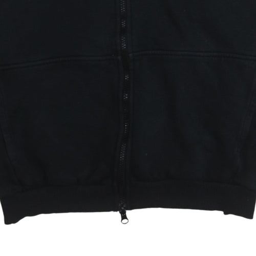 Nike Boys Black Full Zip Fleece Hoodie XL Logo Hooded Sweatshirt