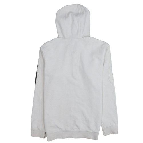 Adidas Men's White 1/2 Zip Hoodie Small Classic Sports Top