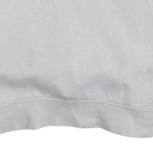 Adidas Men's White 1/2 Zip Hoodie Small Classic Sports Top