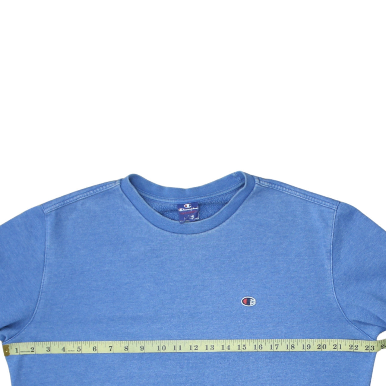 Champion Men's Blue Crew Neck Pullover Sweatshirt Large