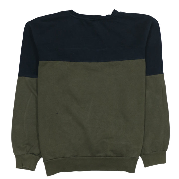 Puma Men's Green Pullover Sweatshirt M Regular Fit Logo Crew Neck