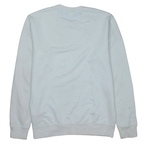 Champion Mens White Small Pullover Crew Neck Sweatshirt