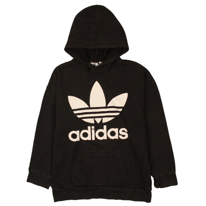Adidas Men's Black XS Pullover Hoodie with Trefoil Logo