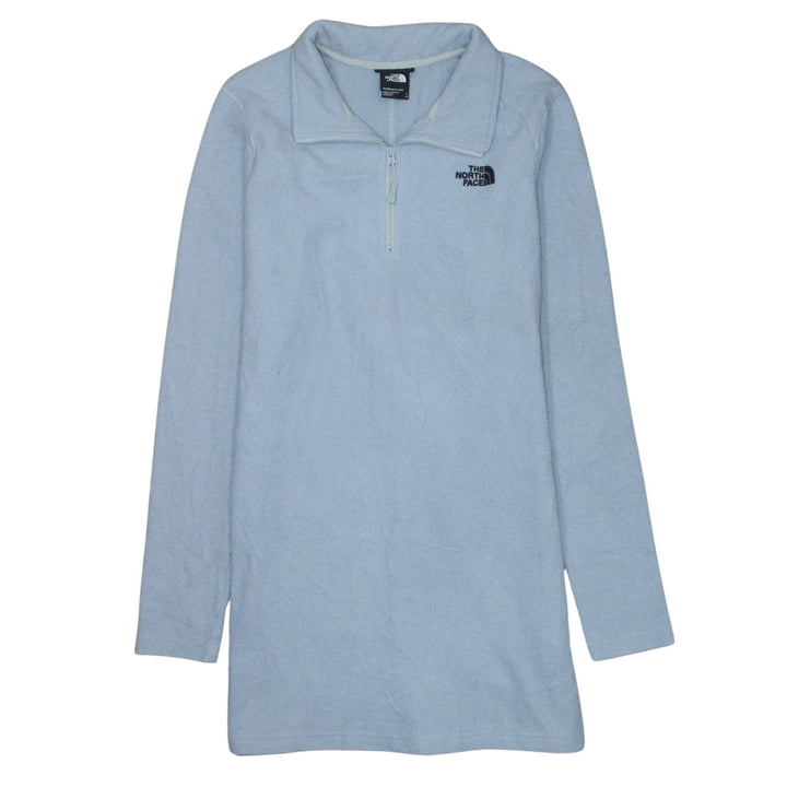 The North Face Womens Light Blue Fleece Pullover Sweatshirt L