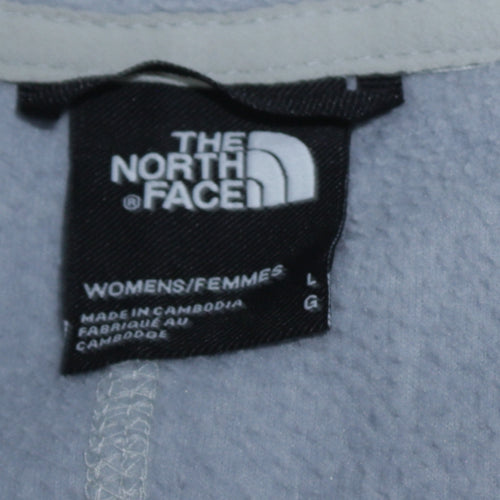 The North Face Womens Light Blue Fleece Pullover Sweatshirt L