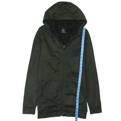 Nike Men's Green Dri-FIT Full Zip Hoodie Size L