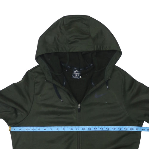 Nike Men's Green Dri-FIT Full Zip Hoodie Size L