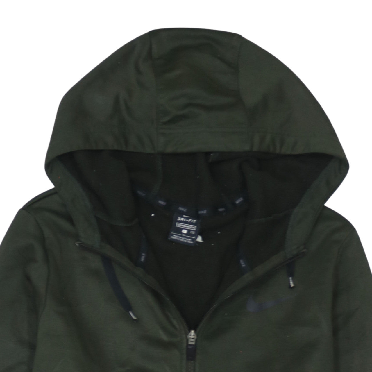 Nike Men's Green Dri-FIT Full Zip Hoodie Size L