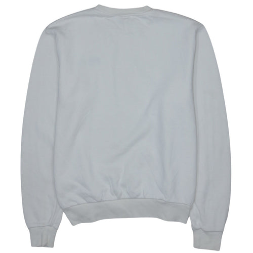 FILA Womens White XS Crew Neck Pullover Logo Sweatshirt