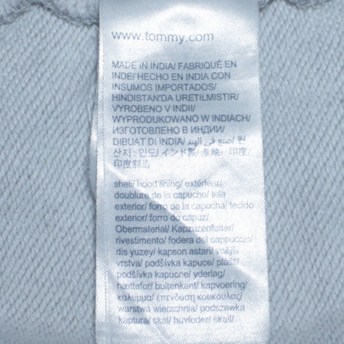 Tommy Jeans Men's Grey Full Zip Hoodie Sweatshirt Size L