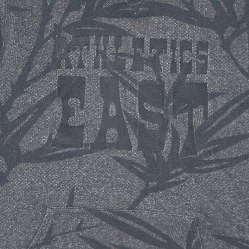 Nike Men's Grey Pullover Hoodie Small Athletics East Graphic Sweatshirt