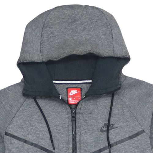 Nike Mens Grey Full Zip Hoodie L Sportswear Fleece Jacket