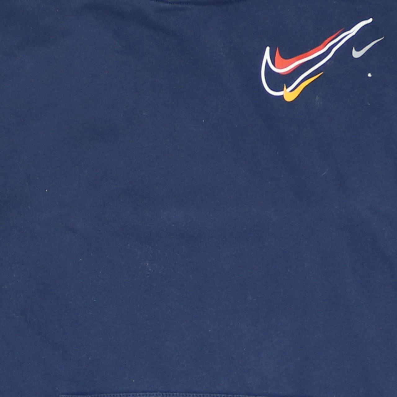 Nike Boys Blue Pullover Hoodie XL Fleece Casual Graphic Sportswear