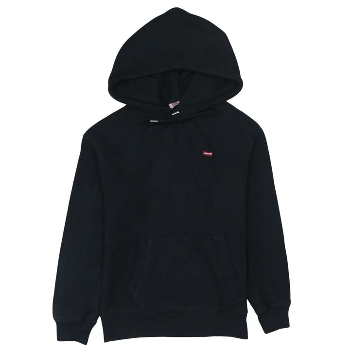 Levi's Mens Black Pullover Hoodie XS Cotton Fleece Sweatshirt