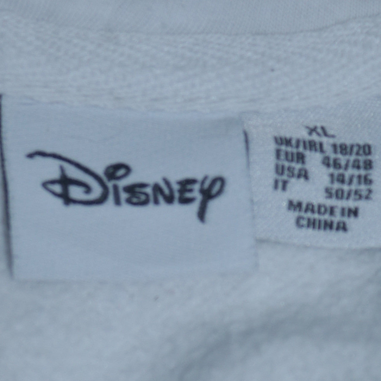 Disney Primark Women's White Mickey Mouse Pullover Hoodie XL