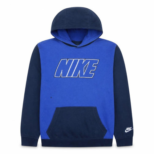 Nike Boys Blue Pullover Hoodie XL 13-15 Years Graphic Logo Fleece