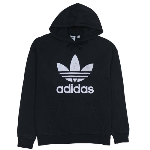 Adidas Women's Black Hoodie UK 12 Pullover Hooded Sweatshirt