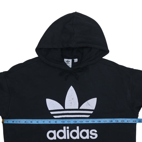 Adidas Women's Black Hoodie UK 12 Pullover Hooded Sweatshirt