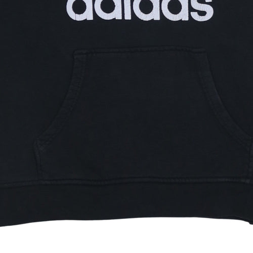 Adidas Women's Black Hoodie UK 12 Pullover Hooded Sweatshirt