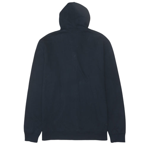 Puma Men's Black Full Zip Hoodie XL Logo Fleece Sweatshirt