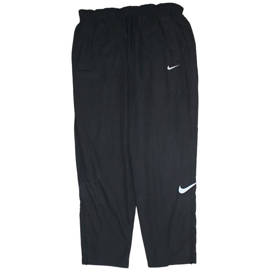 Nike Men's Black Track Pants L Regular Fit Woven Sports Trousers
