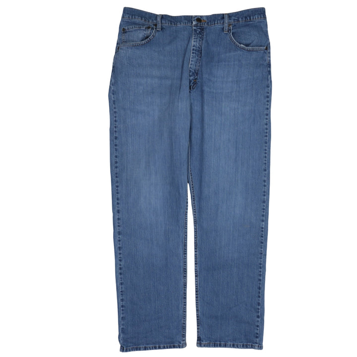 Wrangler Men's Blue Relaxed Fit Straight Denim Jeans 38W x 30L