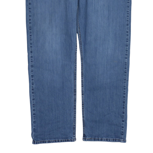 Wrangler Men's Blue Relaxed Fit Straight Denim Jeans 38W x 30L