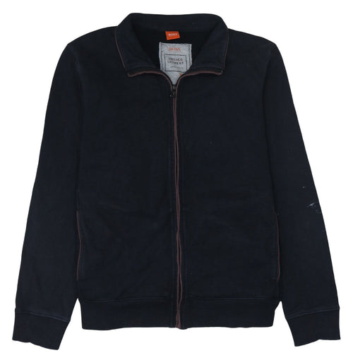 Hugo Boss Men's Black XL Basic Full Zip Cotton Activewear Jacket