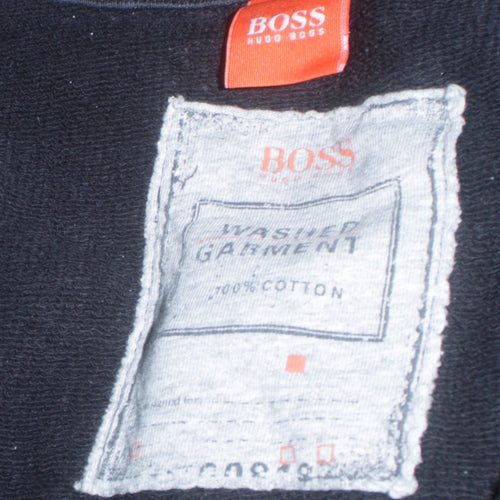 Hugo Boss Men's Black XL Basic Full Zip Cotton Activewear Jacket