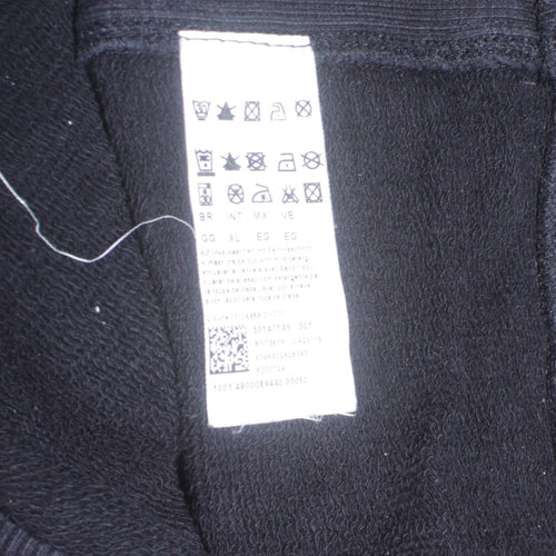 Hugo Boss Men's Black XL Basic Full Zip Cotton Activewear Jacket