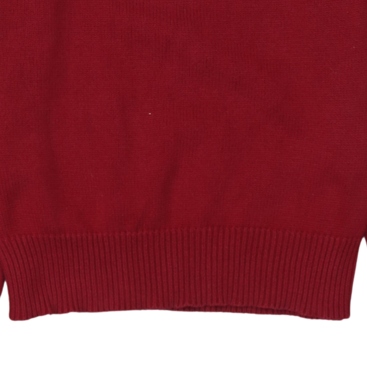 Tommy Hilfiger Denim Men’s Red Cotton Crew Neck Jumper Size S