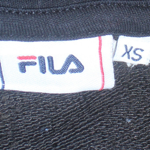 FILA Men's Multicoloured XS Pullover Hoodie with Logo Print