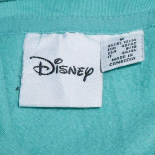 Disney Primark Women Teal Winnie the Pooh Pullover Hoodie Size 12/14