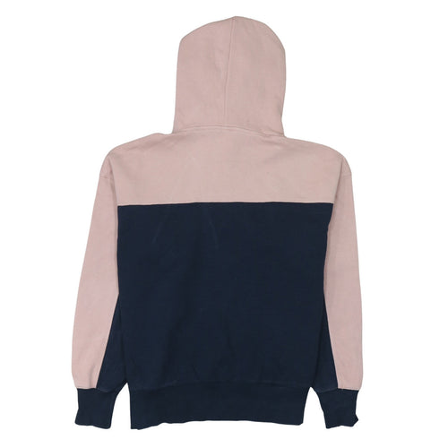 Champion Women's Pink & Navy Pullover Hoodie Size L Cotton Blend