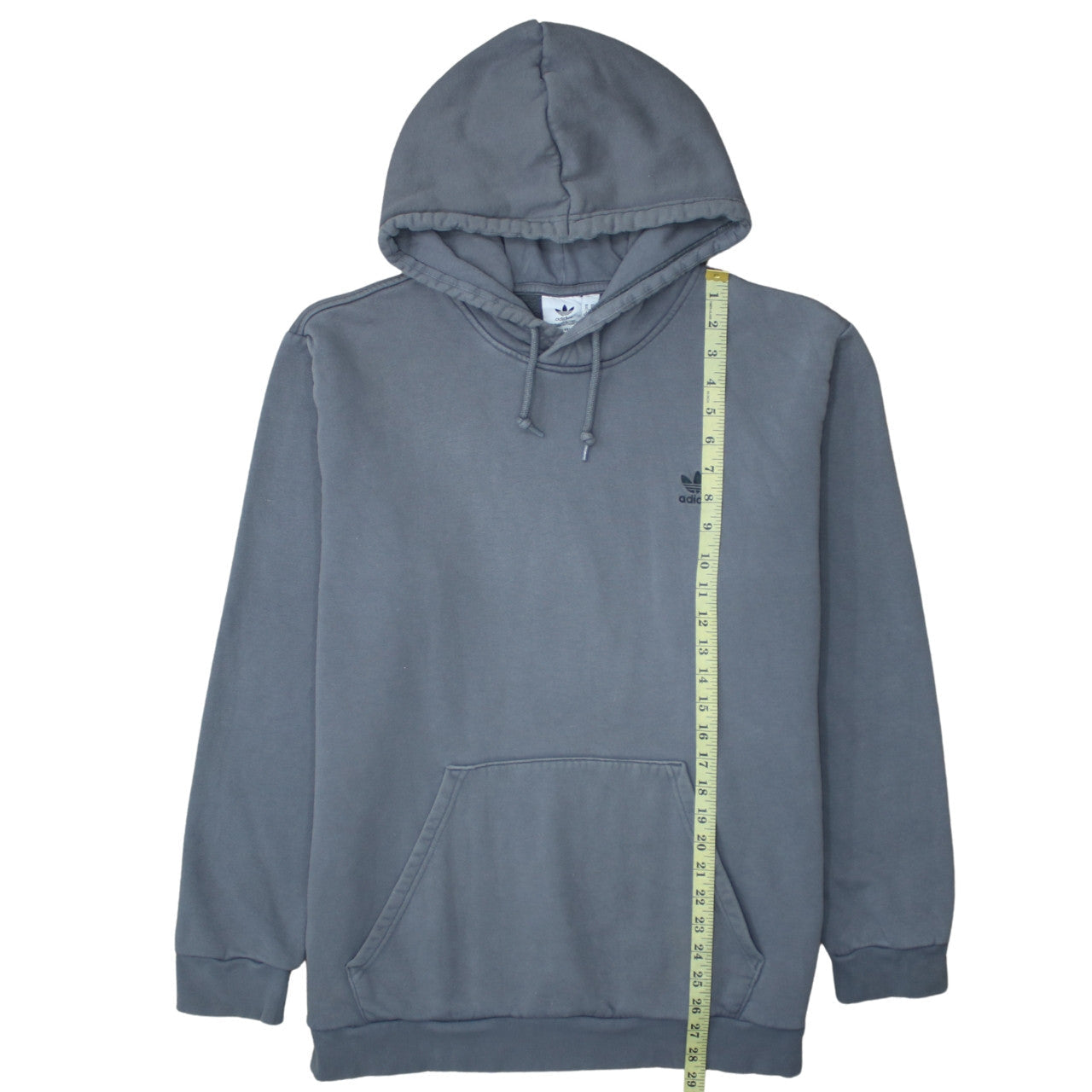 Adidas Men’s Grey XL Pullover Hoodie Fleece Sweatshirt