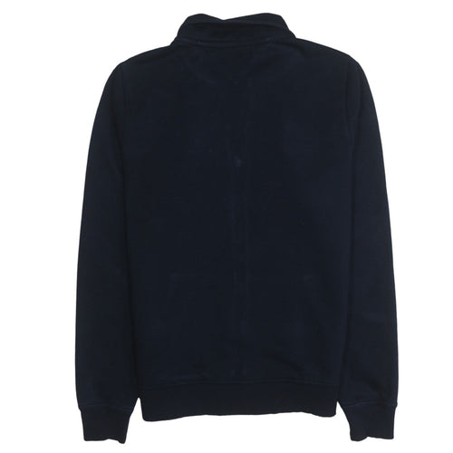 Tommy Hilfiger Men's Blue Track Jacket S Full Zip Cotton Blend