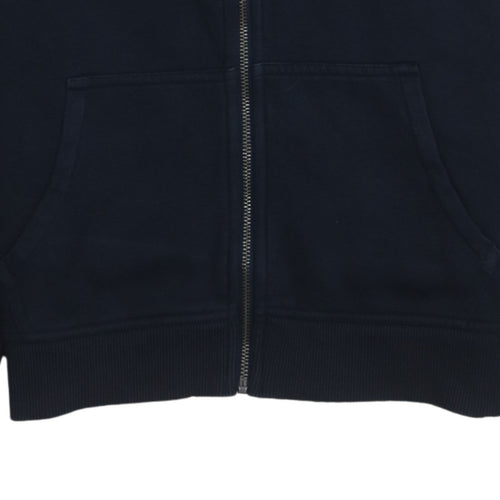 Tommy Hilfiger Men's Blue Track Jacket S Full Zip Cotton Blend