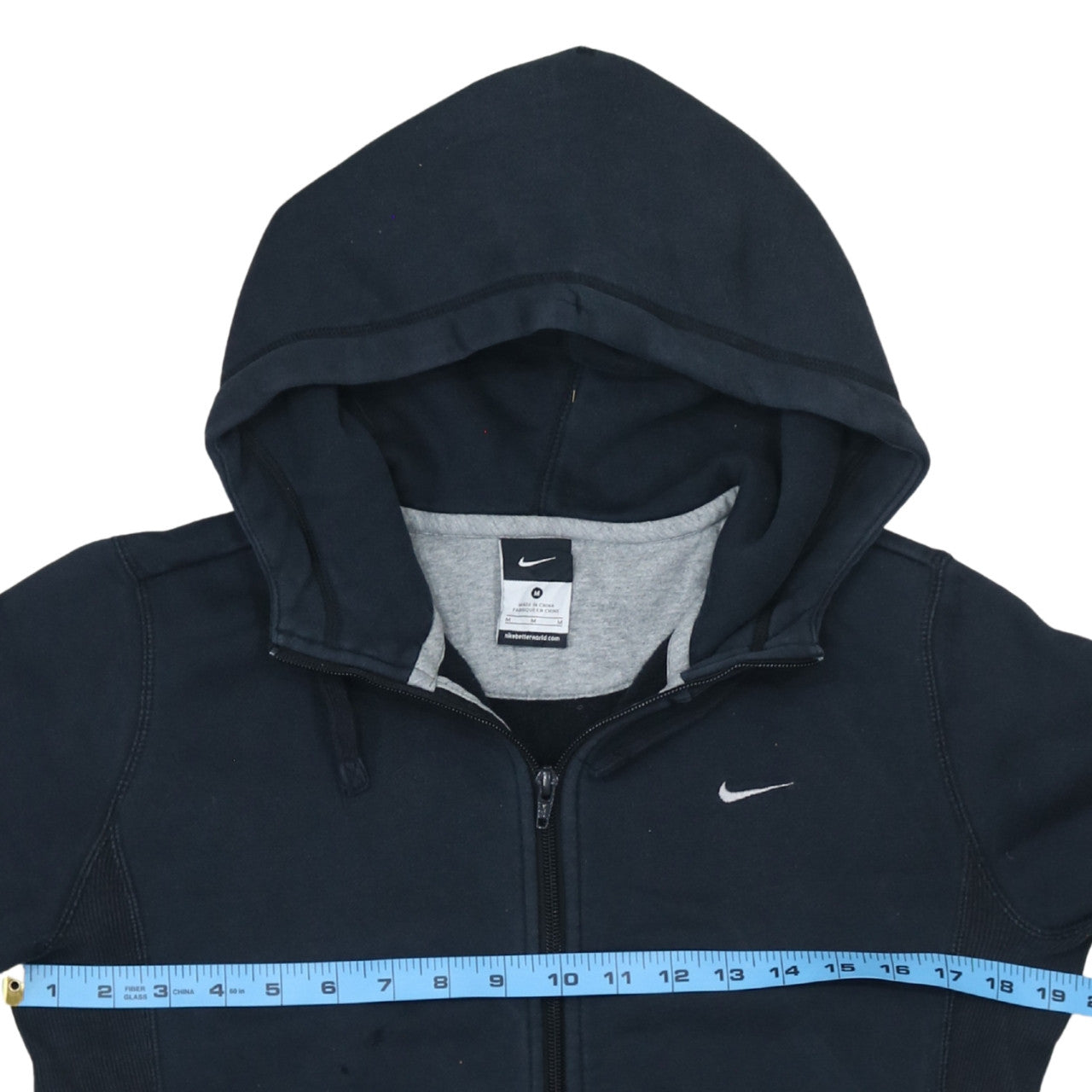 Nike Men's Black Full Zip Hoodie M Sportswear Sweatshirt