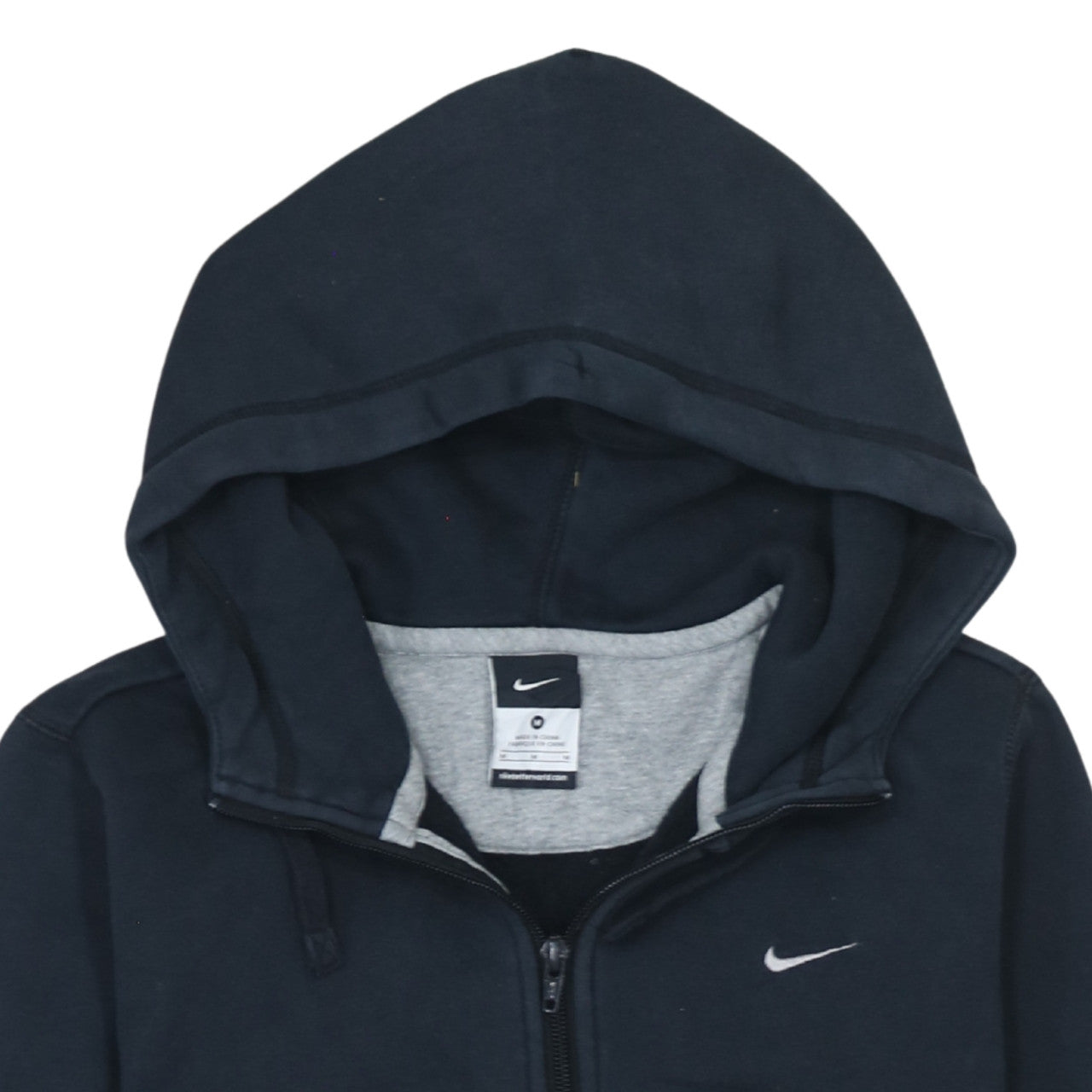 Nike Men's Black Full Zip Hoodie M Sportswear Sweatshirt