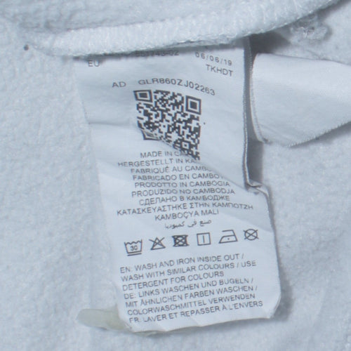 Puma Men's White Pullover Hoodie XXL Logo Fleece Sweatshirt