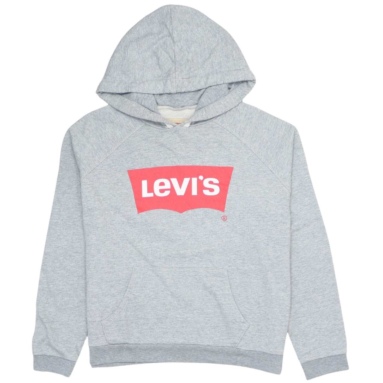 Levi's Boys Grey Pullover Logo Hoodie Size 16 Years Regular Fit