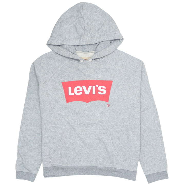 Levi's Boys Grey Pullover Logo Hoodie Size 16 Years Regular Fit