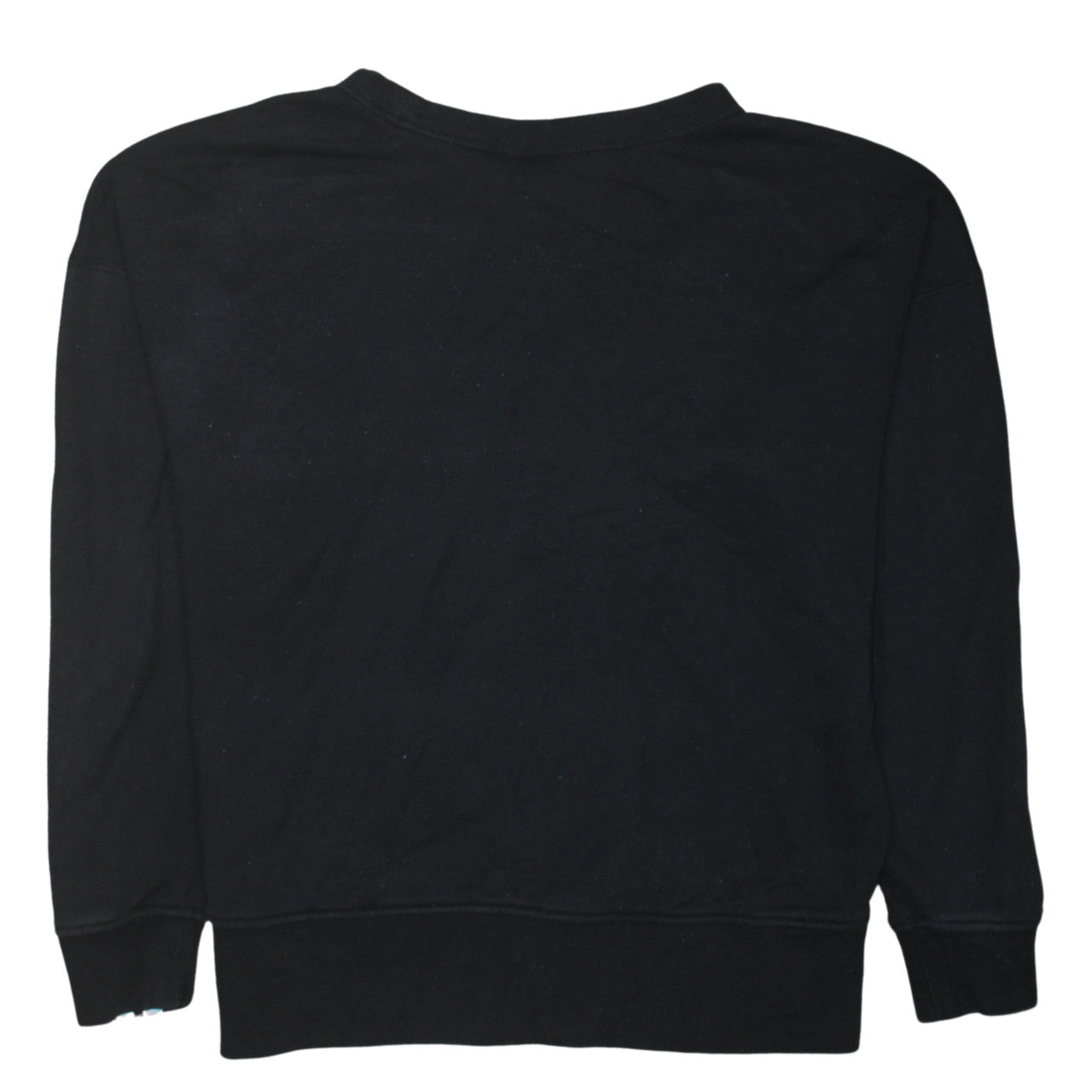 Adidas Women Black Crew Neck Pullover Sweatshirt Size 8