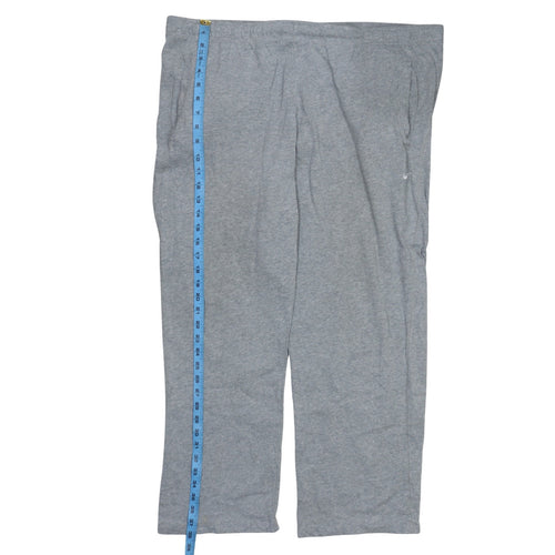 Nike Men's Grey XL Sweatpants Elastic Waist Regular Fit Activewear Trousers