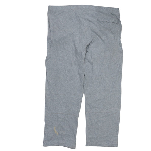 Nike Men's Grey XL Sweatpants Elastic Waist Regular Fit Activewear Trousers