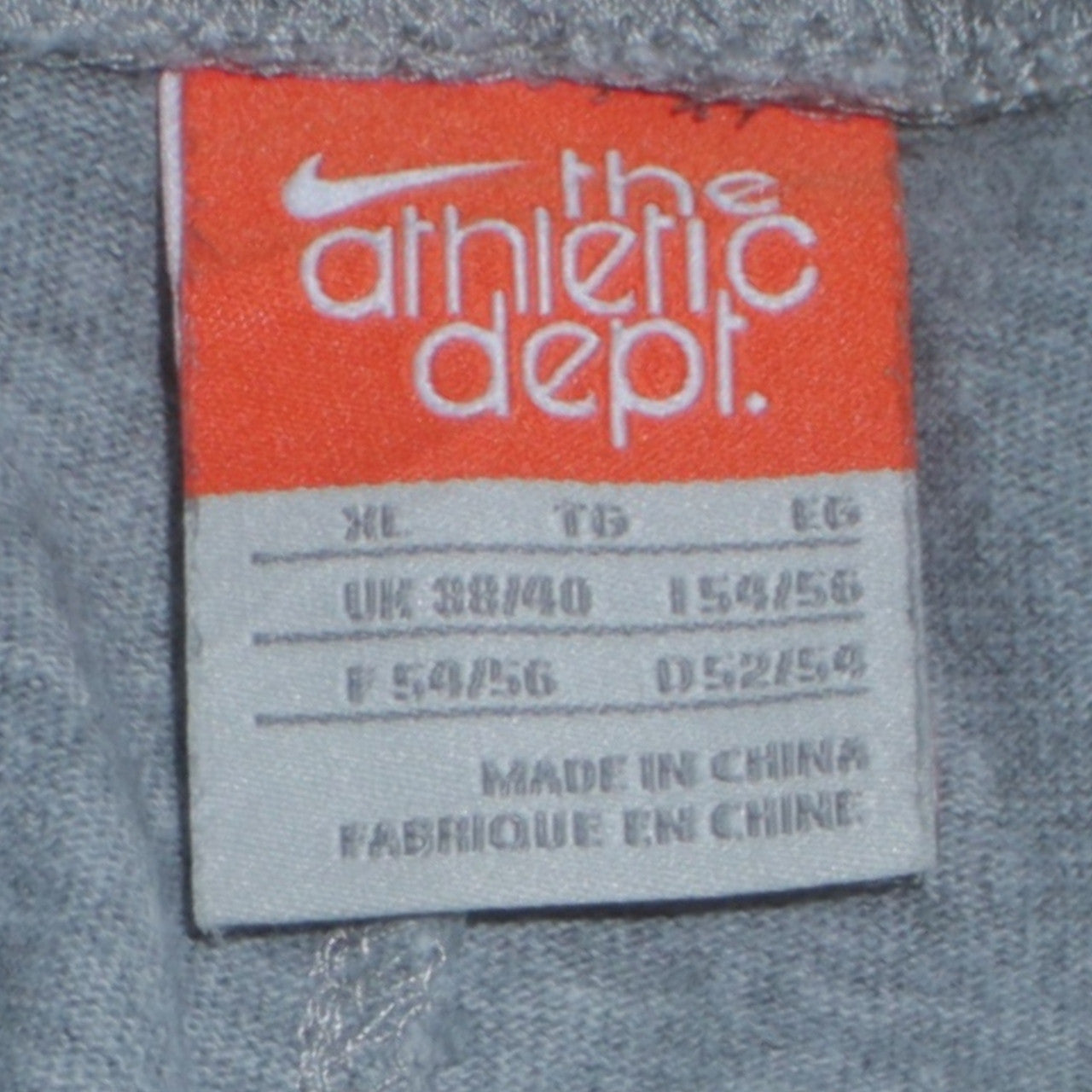 Nike Men's Grey XL Sweatpants Elastic Waist Regular Fit Activewear Trousers