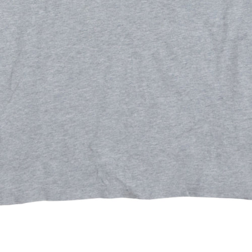 Ellesse Men's Grey Small Crew Neck Short Sleeve Logo Sports T-Shirt